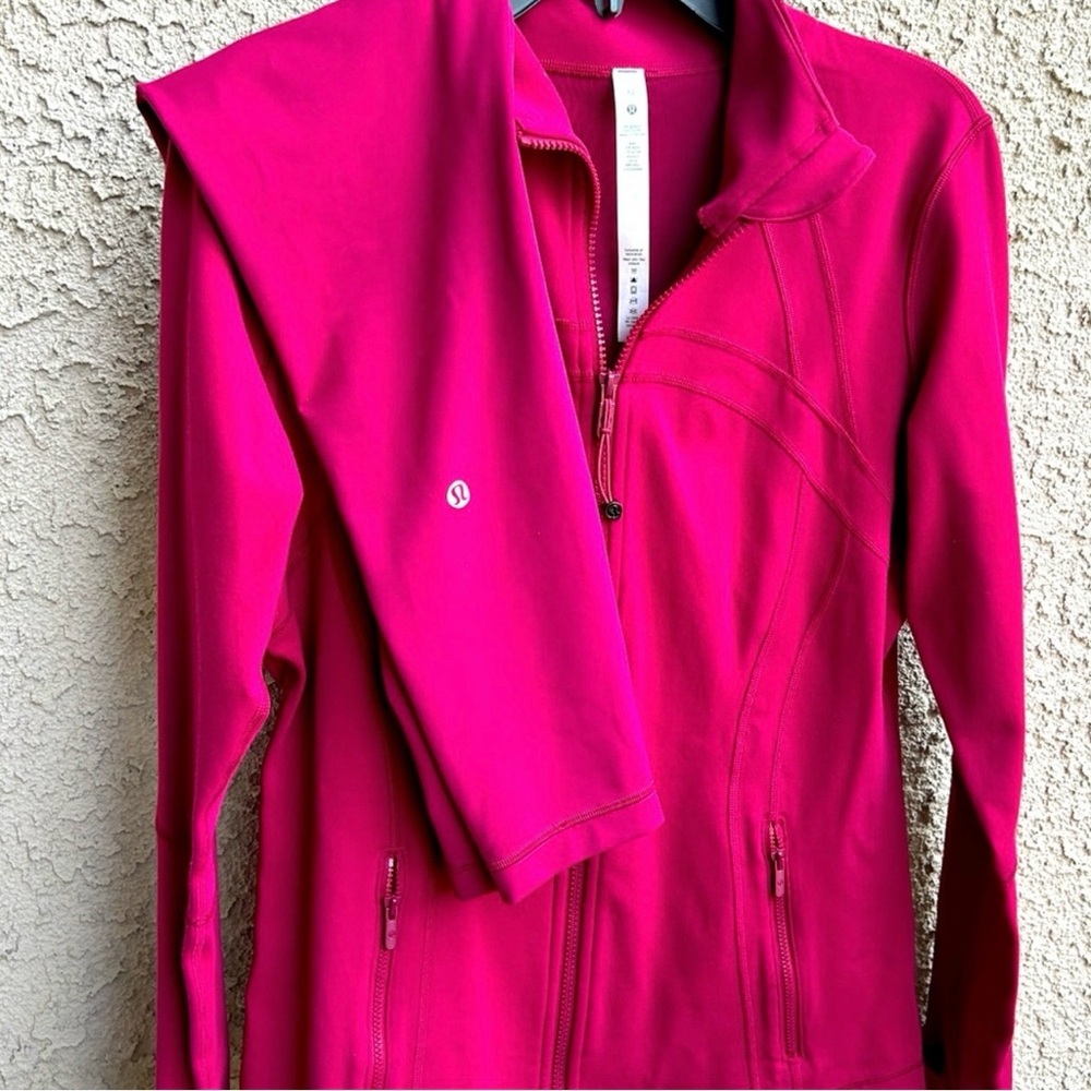 Lululemon Athletica Pink Performance Jacket with High Collar